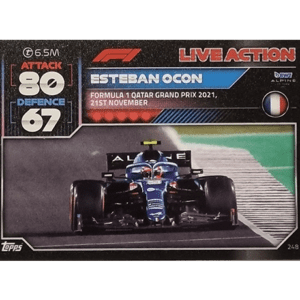 Topps Formula 1 Turbo Attax 2022 Trading Cards Nr 248