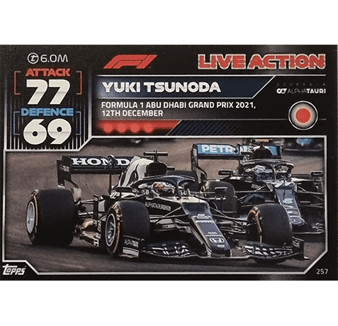 Topps Formula 1 Turbo Attax 2022 Trading Cards Nr 257