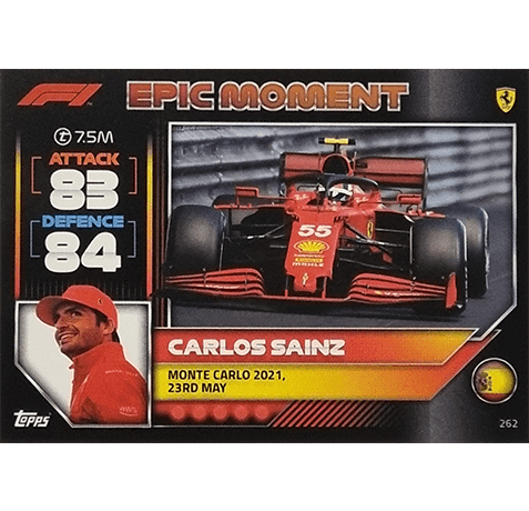 Topps Formula 1 Turbo Attax 2022 Trading Cards Nr 262