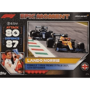 Topps Formula 1 Turbo Attax 2022 Trading Cards Nr 274