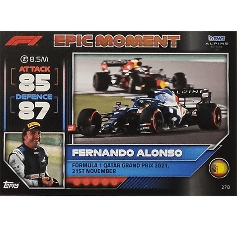 Topps Formula 1 Turbo Attax 2022 Trading Cards Nr 278