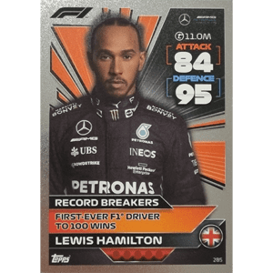 Topps Formula 1 Turbo Attax 2022 Trading Cards Nr 285