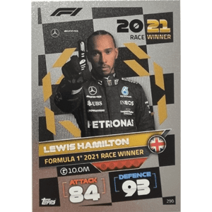 Topps Formula 1 Turbo Attax 2022 Trading Cards Nr 290