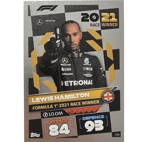 Topps Formula 1 Turbo Attax 2022 Trading Cards Nr 290