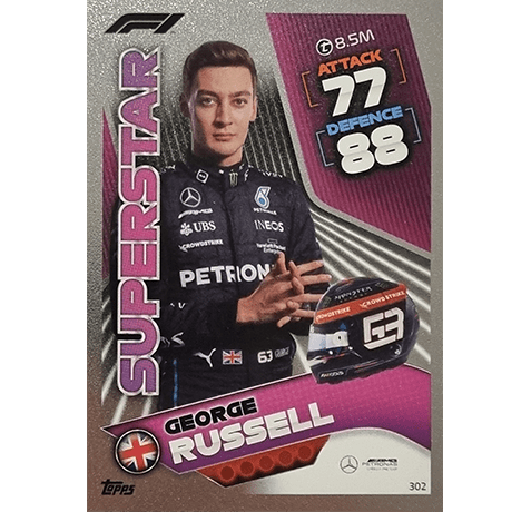Topps Formula 1 Turbo Attax 2022 Trading Cards Nr 302