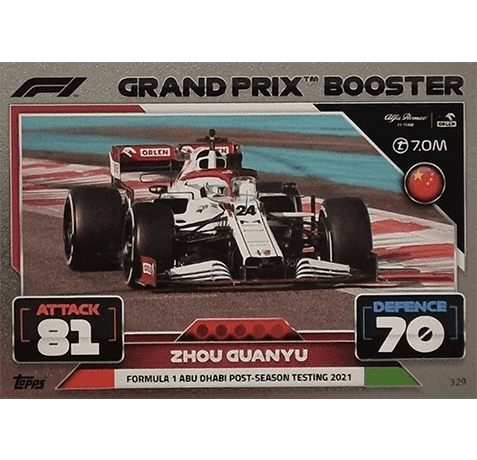 Topps Formula 1 Turbo Attax 2022 Trading Cards Nr 329
