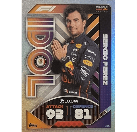 Topps Formula 1 Turbo Attax 2022 Trading Cards Nr 336 Idol Sergio Perez