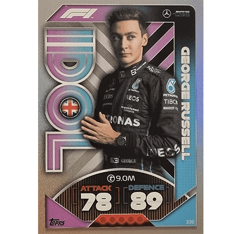 Topps Formula 1 Turbo Attax 2022 Trading Cards Nr 338 Idol George Russell