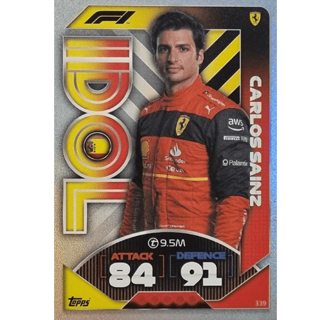 Topps Formula 1 Turbo Attax 2022 Trading Cards Nr 339 Idol Carlos Sainz