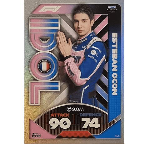 Topps Formula 1 Turbo Attax 2022 Trading Cards Nr 344 Idol Esteban Ocon