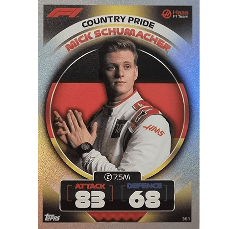 Topps Formula 1 Turbo Attax 2022 Trading Cards Nr 361 Country Pride Mick Schumacher