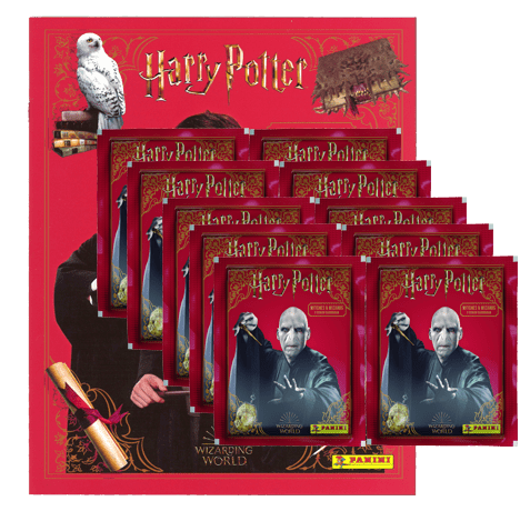 Panini Harry Potter Anthology Sticker - 1x Sammelabum + 10x Stickertüten