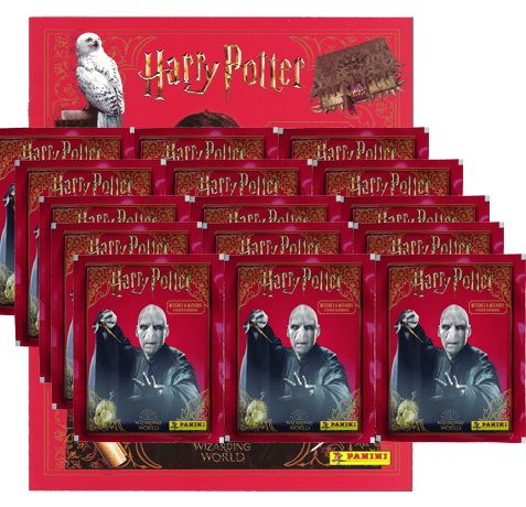 Panini Harry Potter Anthology Sticker - 1x Sammelabum + 15x Stickertüten