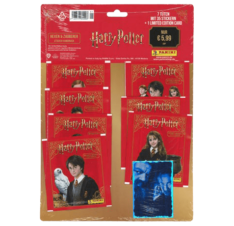 5 Tüten Album Panini Harry Potter Sticker & Cards Version 2020-1xSammelalbum 