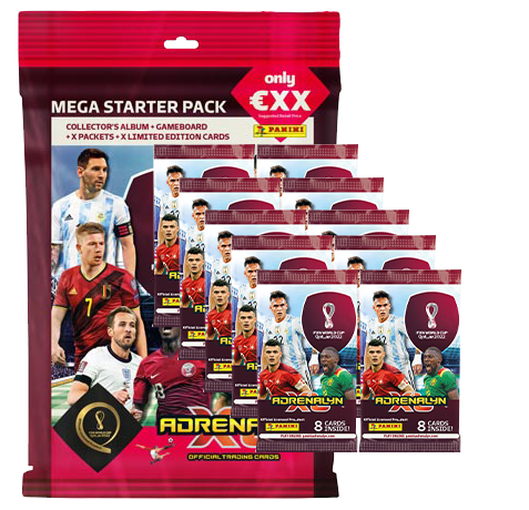 Panini World Cup 2022 Qatar Adrenalyn XL - 1x Starter Pack + 10x Booster