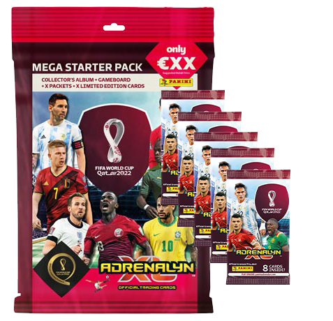 Panini World Cup 2022 Qatar Adrenalyn XL - 1x Starter Pack + 5x Booster