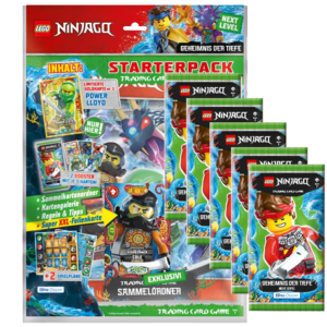 Lego Ninjago Serie 7 Next Level TCG Geheimnisse der Tiefe - 1x Starter Pack + 5x Booster