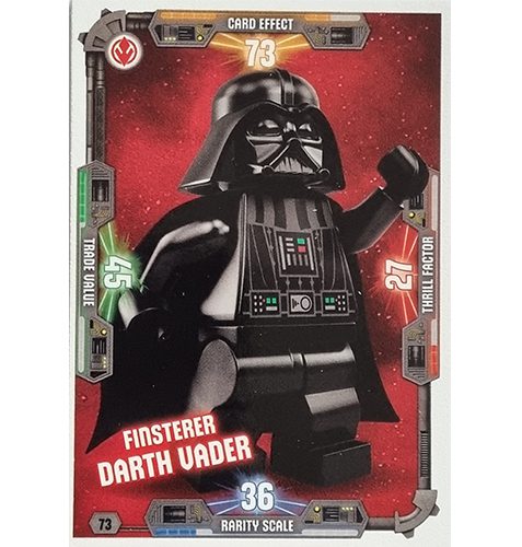 LEGO Star Wars Serie 3 Trading Cards Nr 073 Finsterer Darth Vader