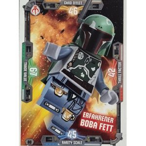LEGO Star Wars Serie 3 Trading Cards Nr 080 Erfahrener Boba Fett
