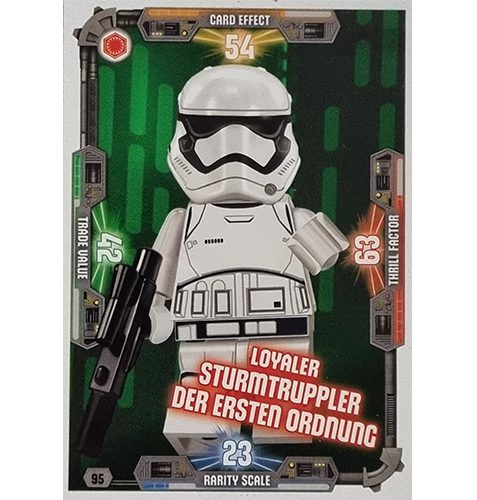LEGO Star Wars Serie 3 Trading Cards Nr 095 Loyaler Sturmtruppler der ersten Ordnung