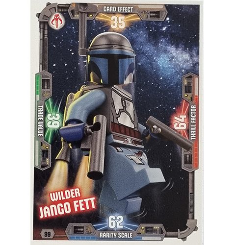 LEGO Star Wars Serie 3 Trading Cards Nr 099 Wilder Jango Fett