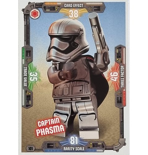 LEGO Star Wars Serie 3 Trading Cards Nr 101 Captain Phasma