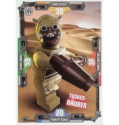 LEGO Star Wars Serie 3 Trading Cards Nr 114 Tusken Räuber