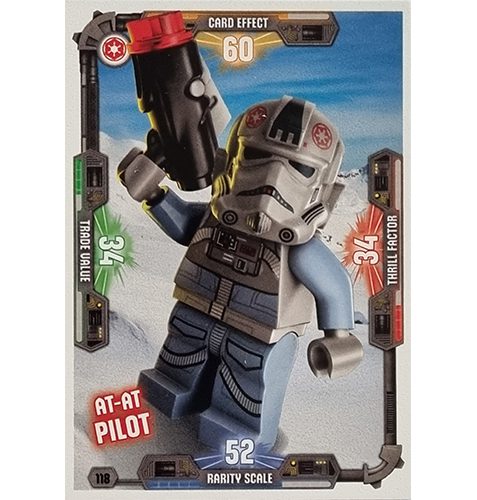 LEGO Star Wars Serie 3 Trading Cards Nr 118 AT-AT Pilot