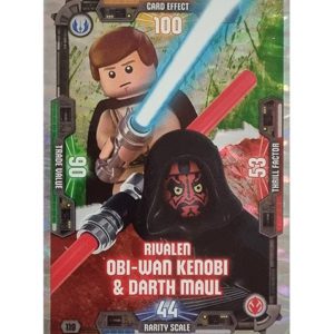 LEGO Star Wars Serie 3 Trading Cards Nr 119 Rivalen Obi-Wan Kenobi & Darth Maul