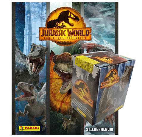 Jurassic World   2020  STICKER   1 x 36 Stickertüten 