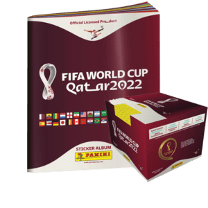 Panini FIFA World Cup Qatar 2022 Offizielle Stickerserie - 1x Softcover Album + 1x Display