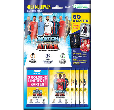 Topps Champions League Match Attax 22/23 - 1x Mega Multipack