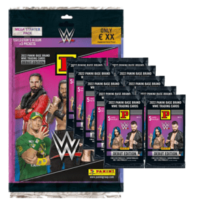 Panini WWE Debut Edition 2022 Trading Cards - 1x Starter Pack + 10x Booster