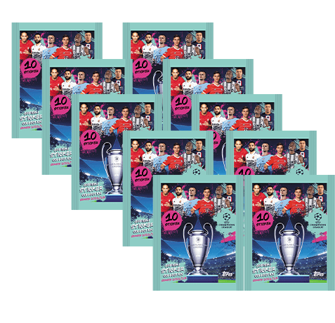 Topps Champions League Sticker 2022/23 - 10x Stickertüten