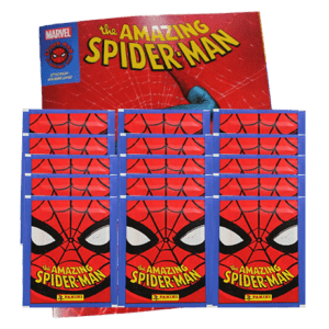 Panini The Amazing Spider-Man Sticker - 1x Sammelalbum + 15x Sticktertüten