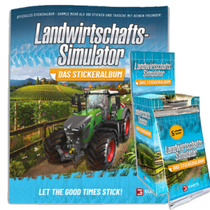 Landwirtschafts Simulator Sticker Serie ( 2022) - 1x Stickeralbum + 1x Display