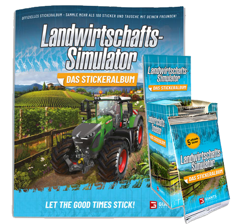 Landwirtschafts Simulator Sticker Serie ( 2022) - 1x Stickeralbum + 1x Display