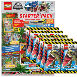LEGO Jurassic World TDC Serie 2 - 1x Starterpack + 10x Booster