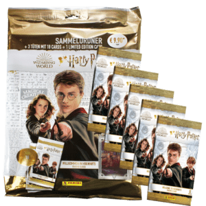 Panini Harry Potter Welcome to Hogwarts Trading Cards (2022)- 1x Starterpack + 5x Booster