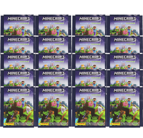 Panini Minecraft Wonderful World Sticker - 20x Stickertüten