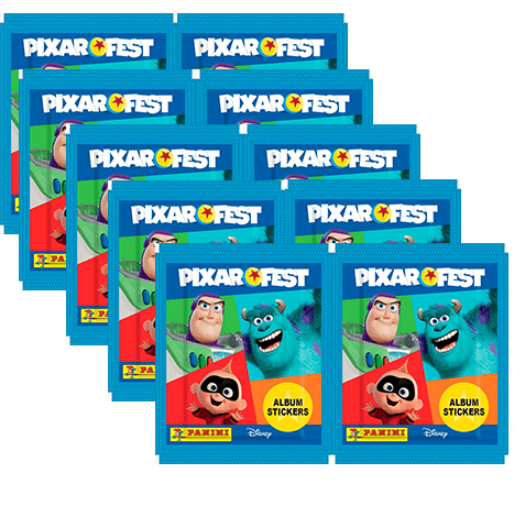 Panini Pixar Fest Sticker - 10x Stickertüten