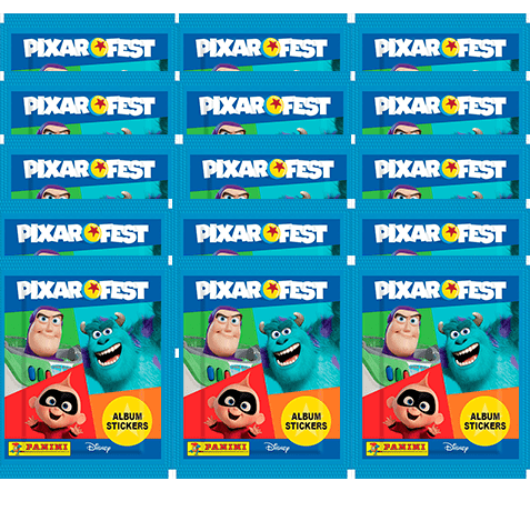 Panini Pixar Fest Sticker - 15x Stickertüten