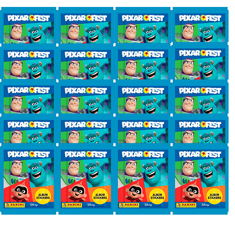 Panini Pixar Fest Sticker - 20x Stickertüten