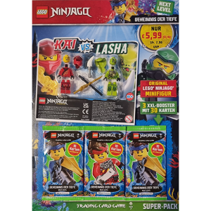 Lego Ninjago Serie 7 Next Level TCG Geheimnisse der Tiefe - 1x Super Pack Kai vs Lasha