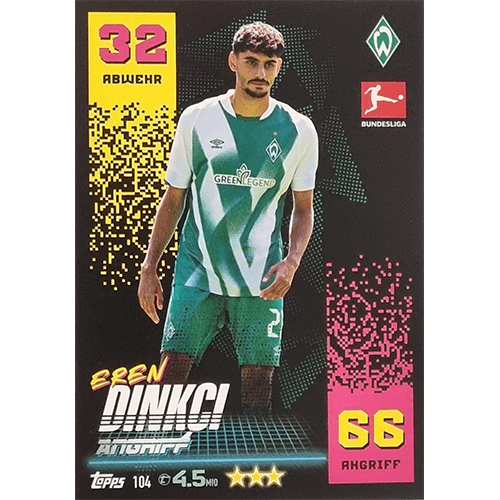 Topps Match Attax Bundesliga 2022-23 - Nr 104 Eren Dinkci
