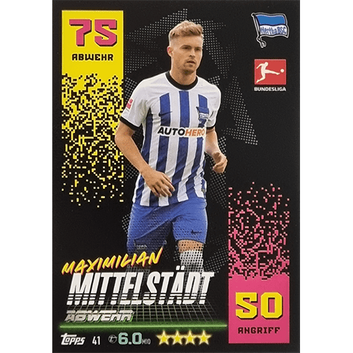 Topps Match Attax Bundesliga 2022-23 - Nr 041 Maximilian Mittelstädt
