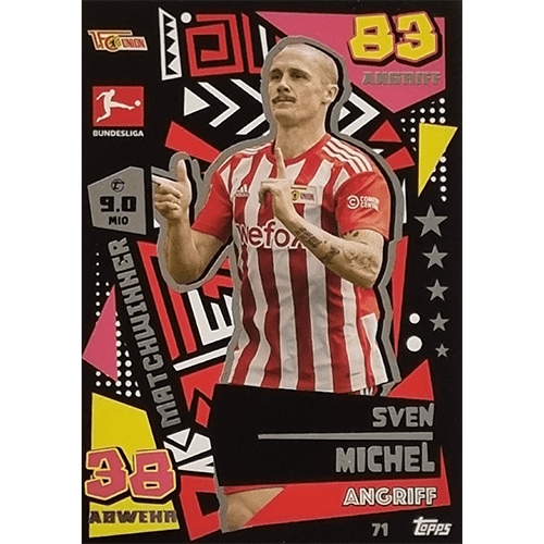 Topps Match Attax Bundesliga 2022-23 - Nr 071 Sven Michel Matchwinner