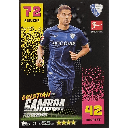 Topps Match Attax Bundesliga 2022-23 - Nr 075 Cristian Gamboa