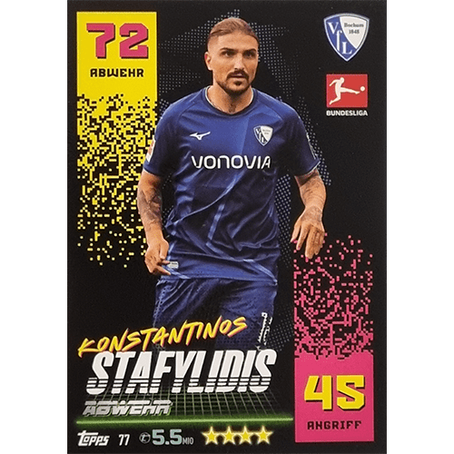 Topps Match Attax Bundesliga 2022-23 - Nr 077 Konstantinos Stafylidis