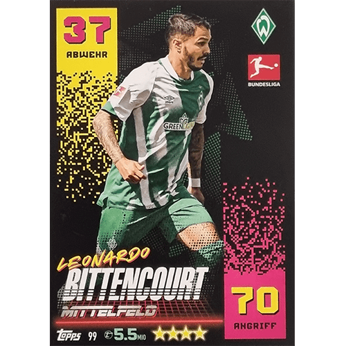 Topps Match Attax Bundesliga 2022-23 - Nr 099 Leonardo Bittencourt